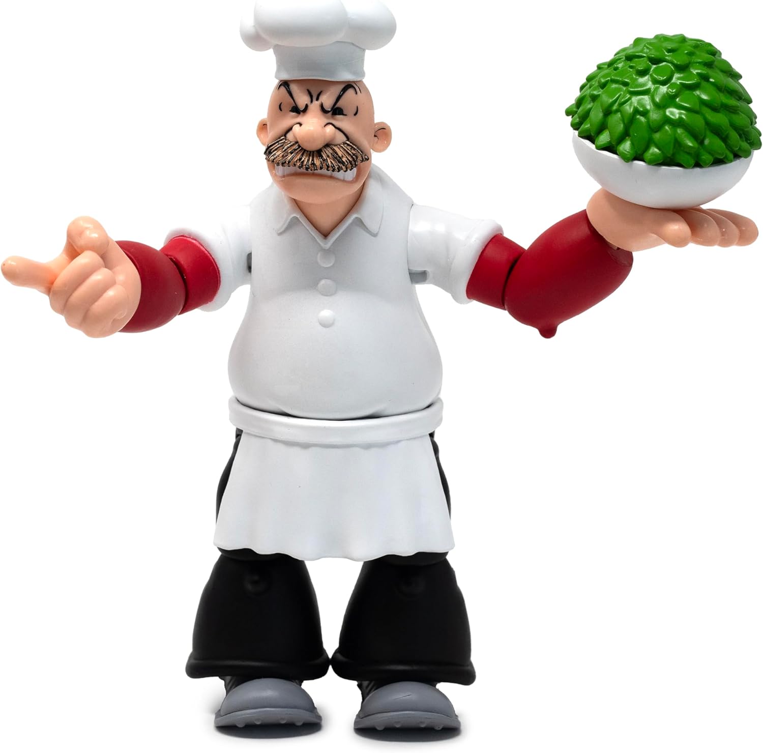 Boss Fight Studio Popeye Classics Rough-House Action Figure - Personaggio da collezione altamente articolato e personalizzabile con vari accessori per personaggi e parti alternative - scala 1:12