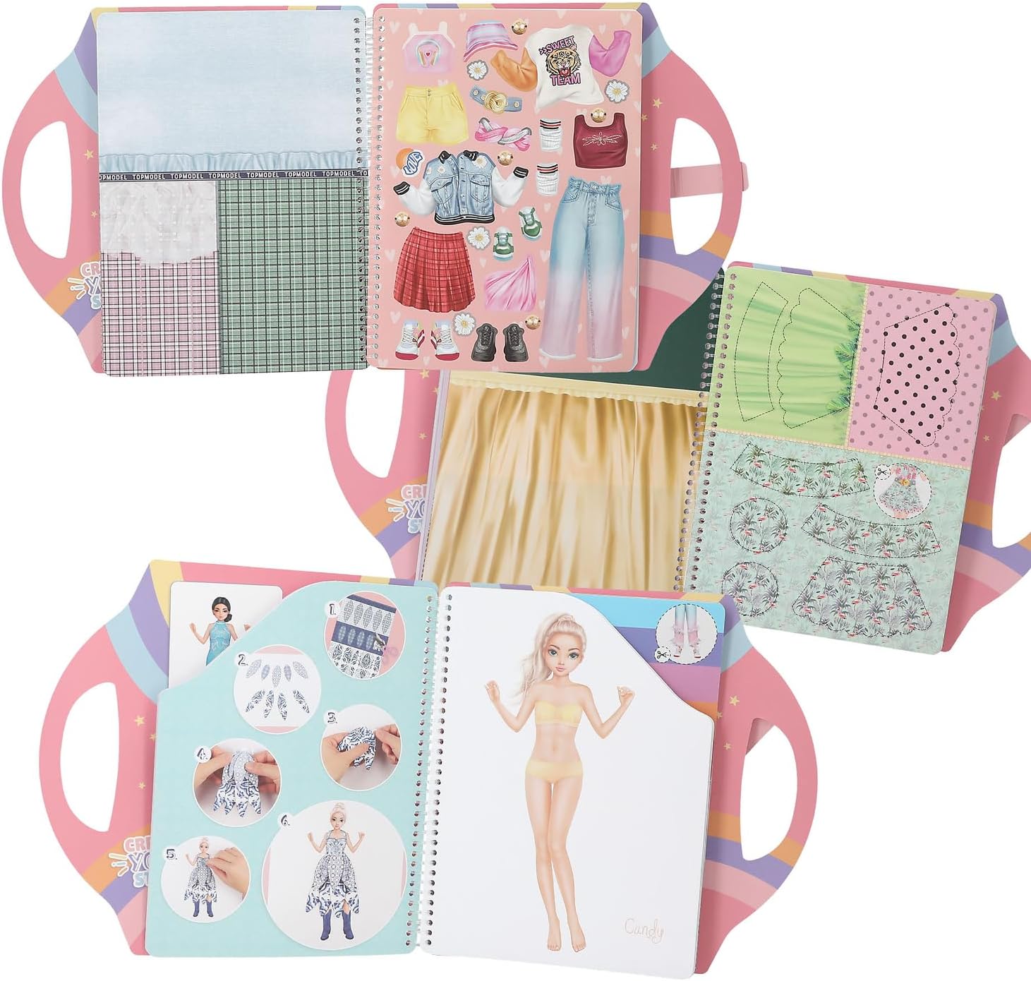 Topmodel - Dress Me Up Collage Book - (413574)