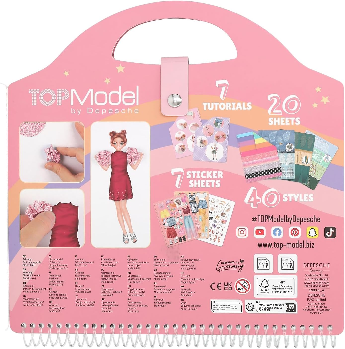 Topmodel - Dress Me Up Collage Book - (413574)
