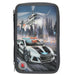 Dino World - Monster Cars Triple Pencil Case With Led, Police Car - (0413333)