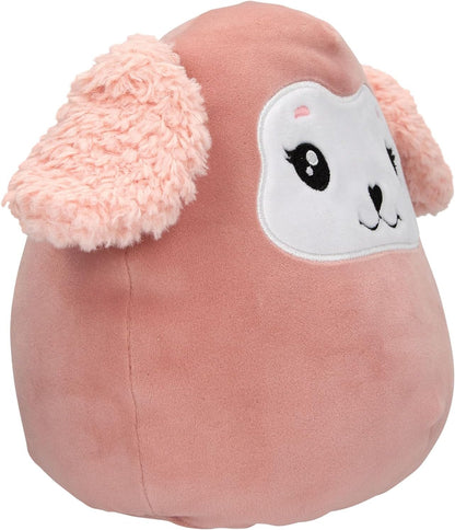 Depesche 13852 Ylvi Swoppies Cuddly Toy Sheep in Pink with Luminous Effect and Soft Ears Approx. 20 cm Plush Toy