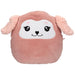 Depesche 13852 Ylvi Swoppies Cuddly Toy Sheep in Pink with Luminous Effect and Soft Ears Approx. 20 cm Plush Toy