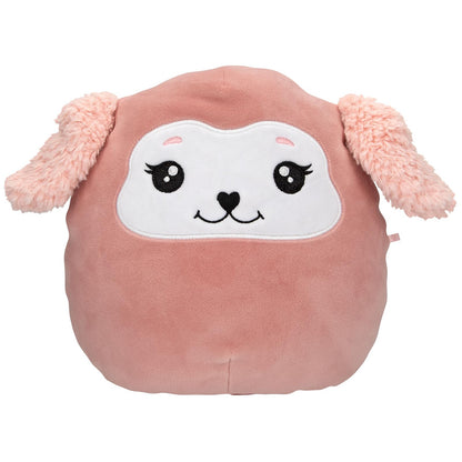 Depesche 13852 Ylvi Swoppies Cuddly Toy Sheep in Pink with Luminous Effect and Soft Ears Approx. 20 cm Plush Toy