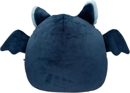 Depesche 13853 Ylvi Swoppies Cuddly Toy Bat in Dark Blue with Luminous Effect and Small Wings Approx. 20 cm Plush Toy