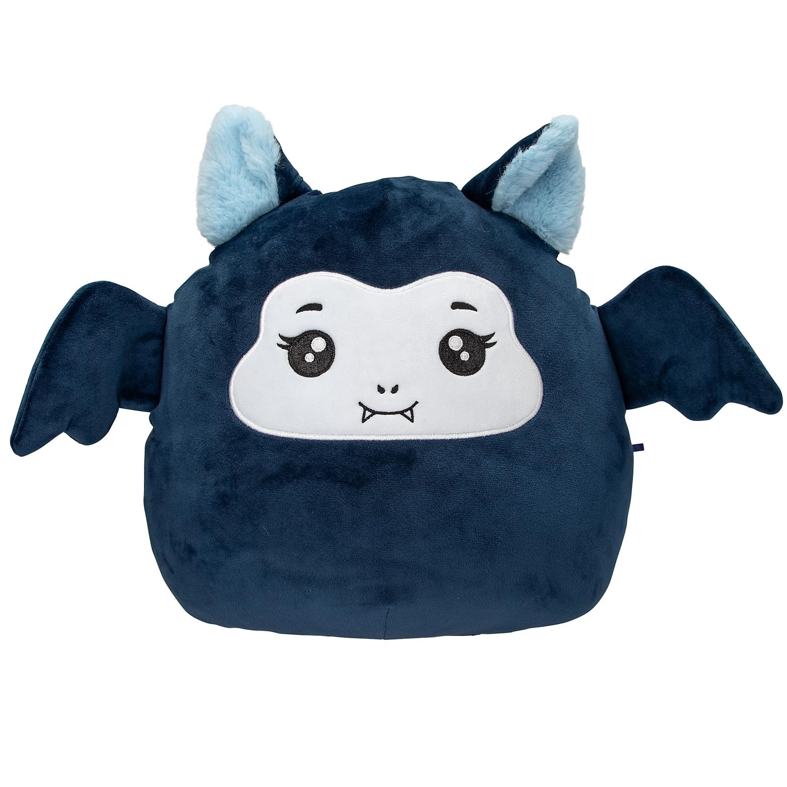 Depesche 13853 Ylvi Swoppies Cuddly Toy Bat in Dark Blue with Luminous Effect and Small Wings Approx. 20 cm Plush Toy