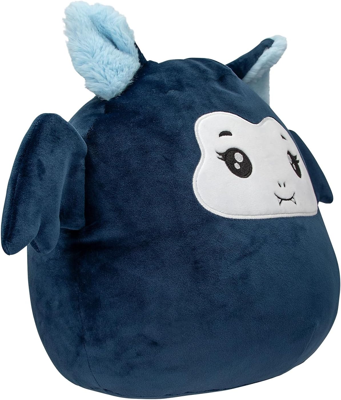 Depesche 13853 Ylvi Swoppies Cuddly Toy Bat in Dark Blue with Luminous Effect and Small Wings Approx. 20 cm Plush Toy