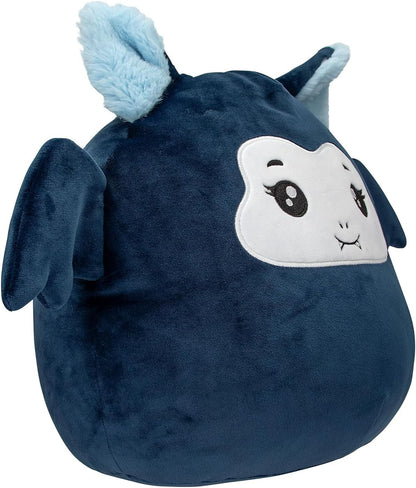 Depesche 13853 Ylvi Swoppies Cuddly Toy Bat in Dark Blue with Luminous Effect and Small Wings Approx. 20 cm Plush Toy