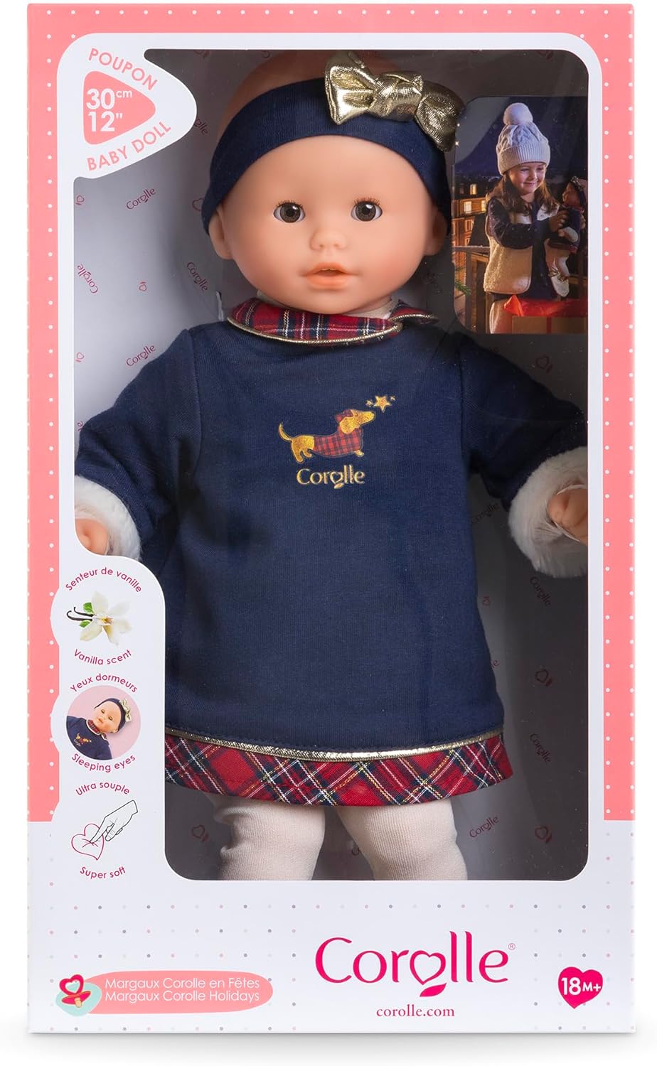 Corolle - My Premier Poupon, Baby Calin Margaux, Feste, 30 cm, da 18 mesi, 9000100850
