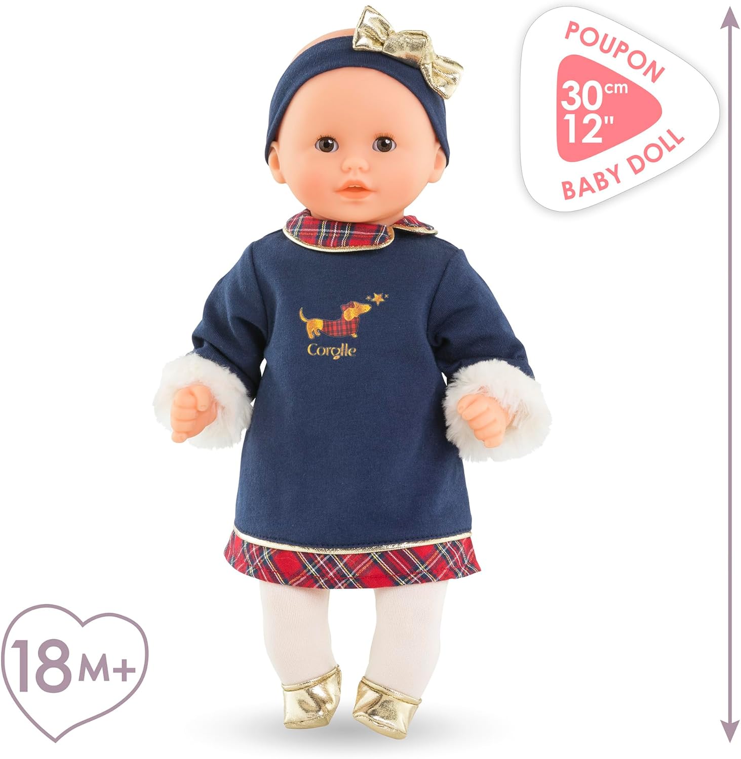 Corolle - My Premier Poupon, Baby Calin Margaux, Feste, 30 cm, da 18 mesi, 9000100850