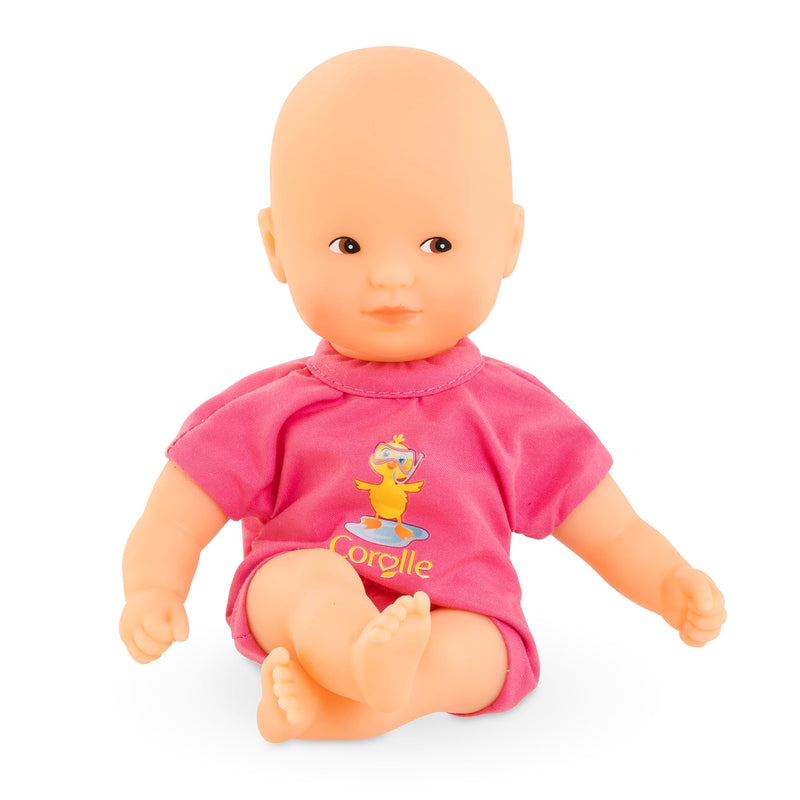Corolle - Mijn eerste pop, mini-bad, roze, 20 cm, vanaf 18 maanden, 9000120320