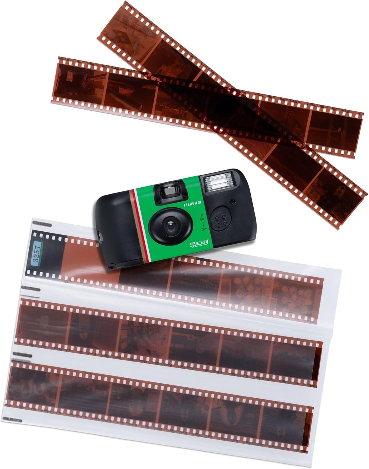 Fujifilm Quicksnap 27 exposure, FUJICOLOR 400 ISO speed film camera, with Built-in flash