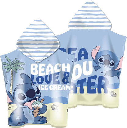 Handdoek Poncho Stitch op het Strand