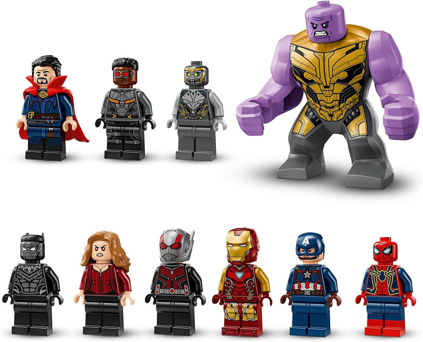 LEGO Marvel Avengers: Endgame Final Battle Building Toy with a Thanos Figure, Ant-Man Mech & 9 Minifigures incl. Captain America, Black Panther, Iron Man & Doctor Strange - Gift for Boys & Girls 76323