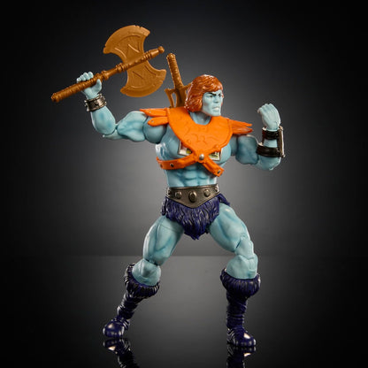 Masters of the Universe Masterverse Actionfigur, Vintage Collection Faker, ca. 18 cm großer Motu blauhäutiger Roboter He-Man Bösewicht mit Zubehör, JBP94