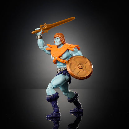 Masters of the Universe Masterverse Actionfigur, Vintage Collection Faker, ca. 18 cm großer Motu blauhäutiger Roboter He-Man Bösewicht mit Zubehör, JBP94