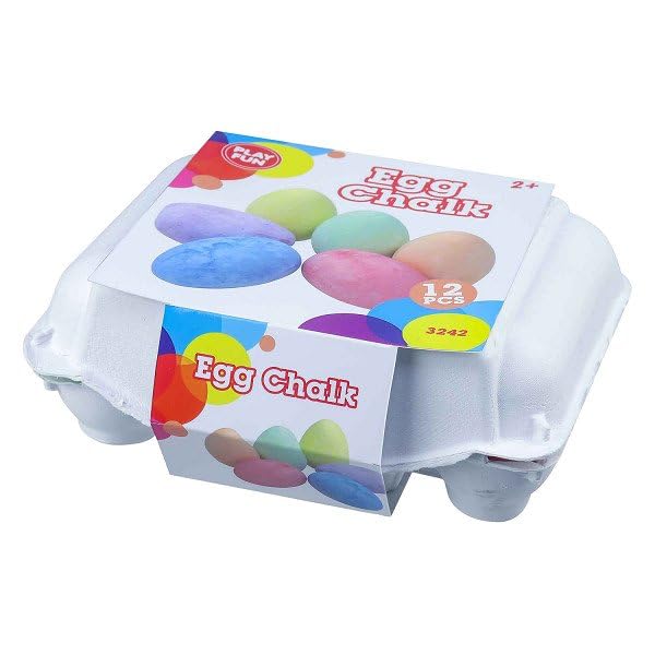 Playfun - Playfun Stoepkrijt Eieren 12dlg.