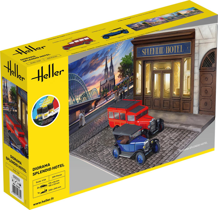 Heller - 1/24 Starter Kit Diorama Splendid Hotel (04/25) *