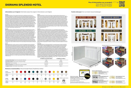 Heller - 1/24 Starter Kit Diorama Splendid Hotel (04/25) *