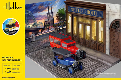 Heller - 1/24 Starter Kit Diorama Splendid Hotel (04/25) *