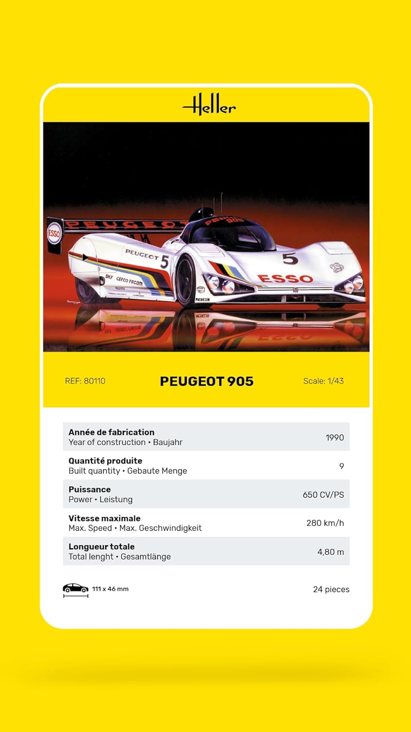 Heller - 1/43 Peugeot 905 (02/25) *