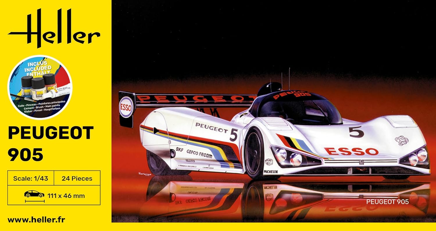 Heller - 1/43 Starter Kit Peugeot 905 (02/25) *