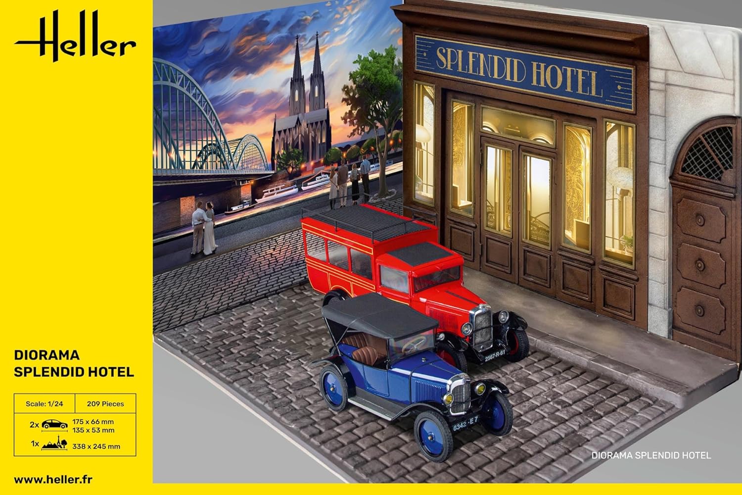 Heller - 1/24 Diorama Splendid Hotel (04/25) *