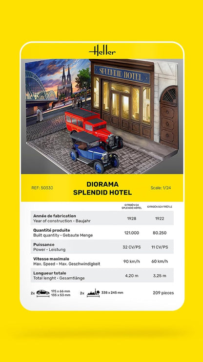 Heller - 1/24 Diorama Splendid Hotel (04/25) *