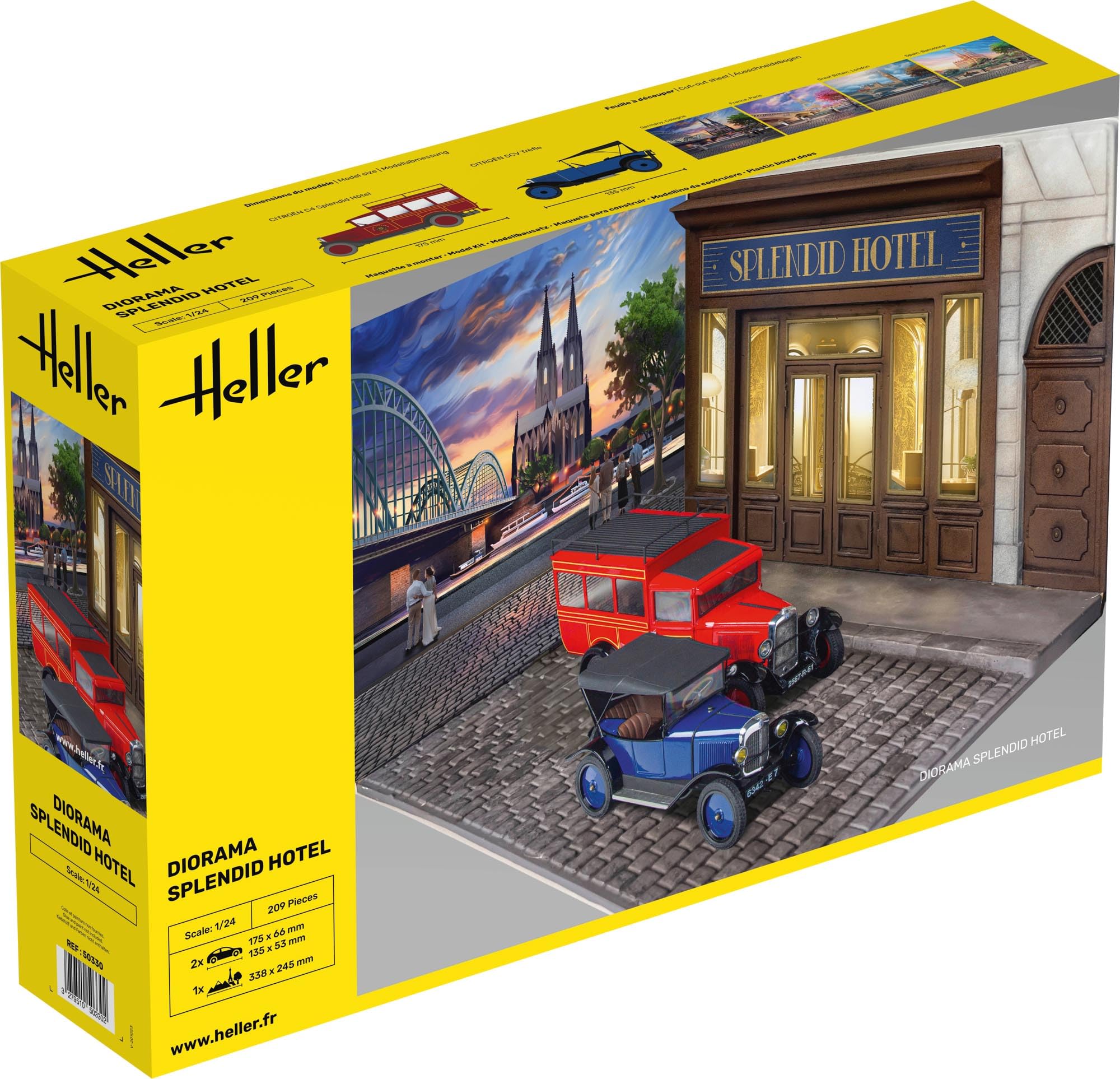 Heller - 1/24 Diorama Splendid Hotel (04/25) *