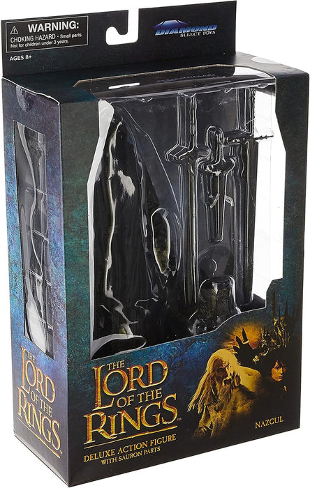 Diamond Select Toys The Lord of The Rings 7-Inch Ringwraith Deluxe Action Figure with Accessories and 16 Points of Articulation