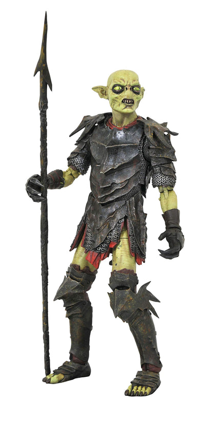 Diamond Select Toys The Lord of The Rings Series 3 7-Inch Orc Deluxe Action Figure with Accessories and Multiple Points of Articulation
