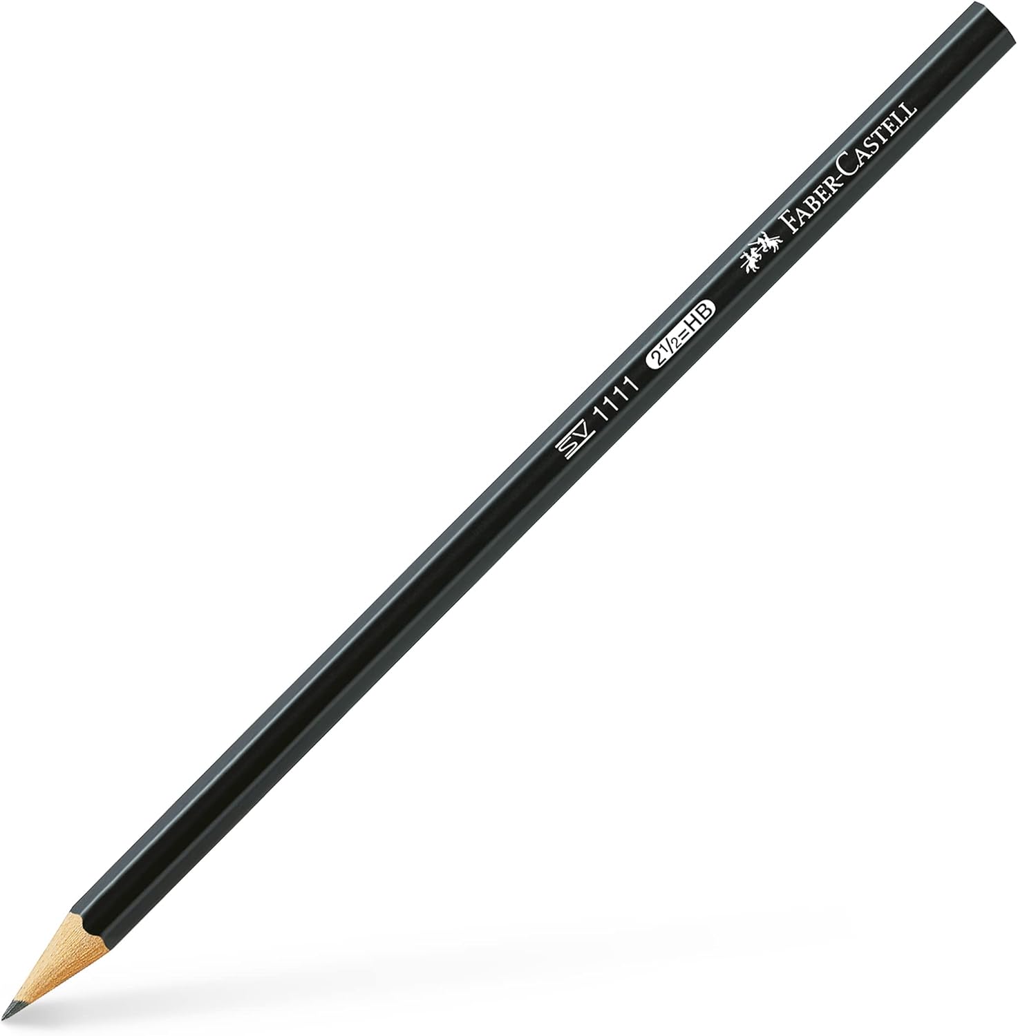 Faber-Castell 111183 Juego de examen 3 Lápices de grafito HB, goma y sacapuntas