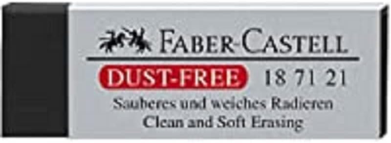 Faber-Castell 111183 Juego de examen 3 Lápices de grafito HB, goma y sacapuntas