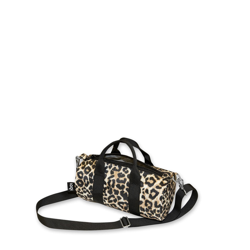 LEOPARD Dusk Recycled Small Weekender, brown, Small