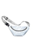 Reflective Bumbag, silver, L, money belt