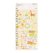 82559006 Notebook Sticker/Sticker, Peel and Stick Single Color Sticker, Yellow