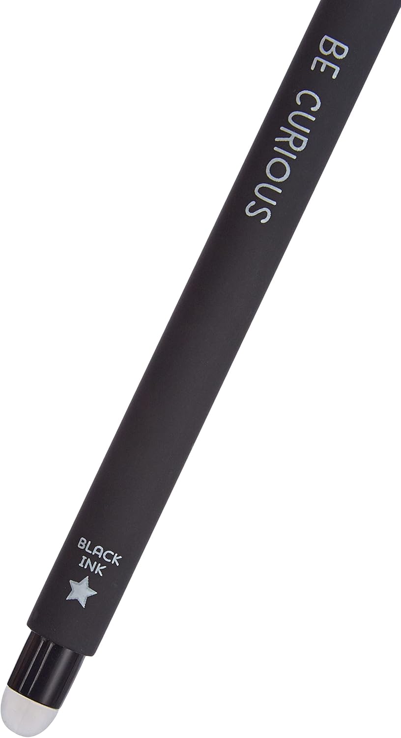 Legami Erasable Gel Pen, Thermosensitive Ink, 0.7 mm Tip Diameter, 15 cm Length, Black ink
