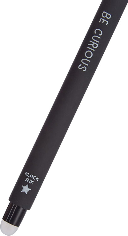 Legami Erasable Gel Pen, Thermosensitive Ink, 0.7 mm Tip Diameter, 15 cm Length, Black ink