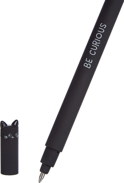 Legami Erasable Gel Pen, Thermosensitive Ink, 0.7 mm Tip Diameter, 15 cm Length, Black ink
