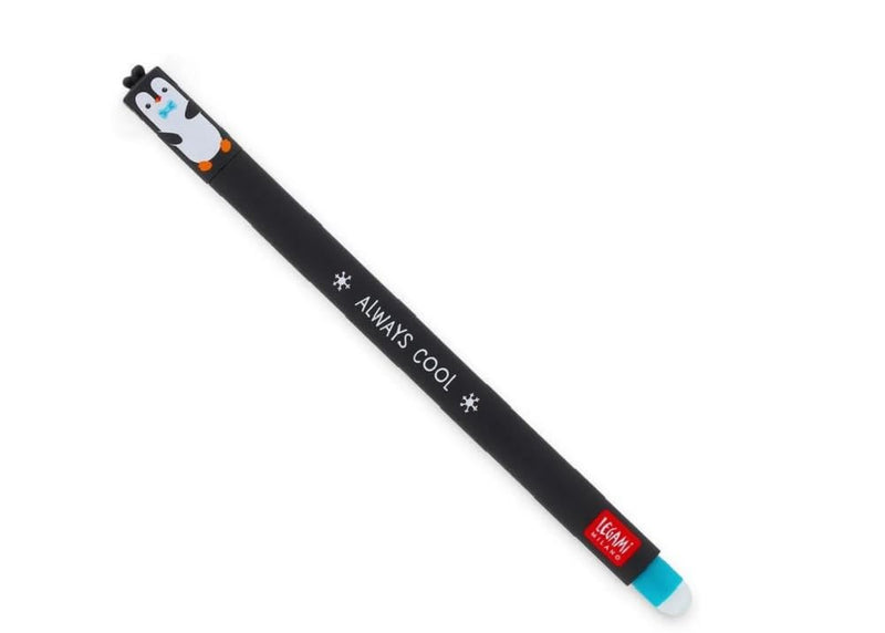 LEGAMI Erasable Gel Pen - Erasable Pen - Penguin
