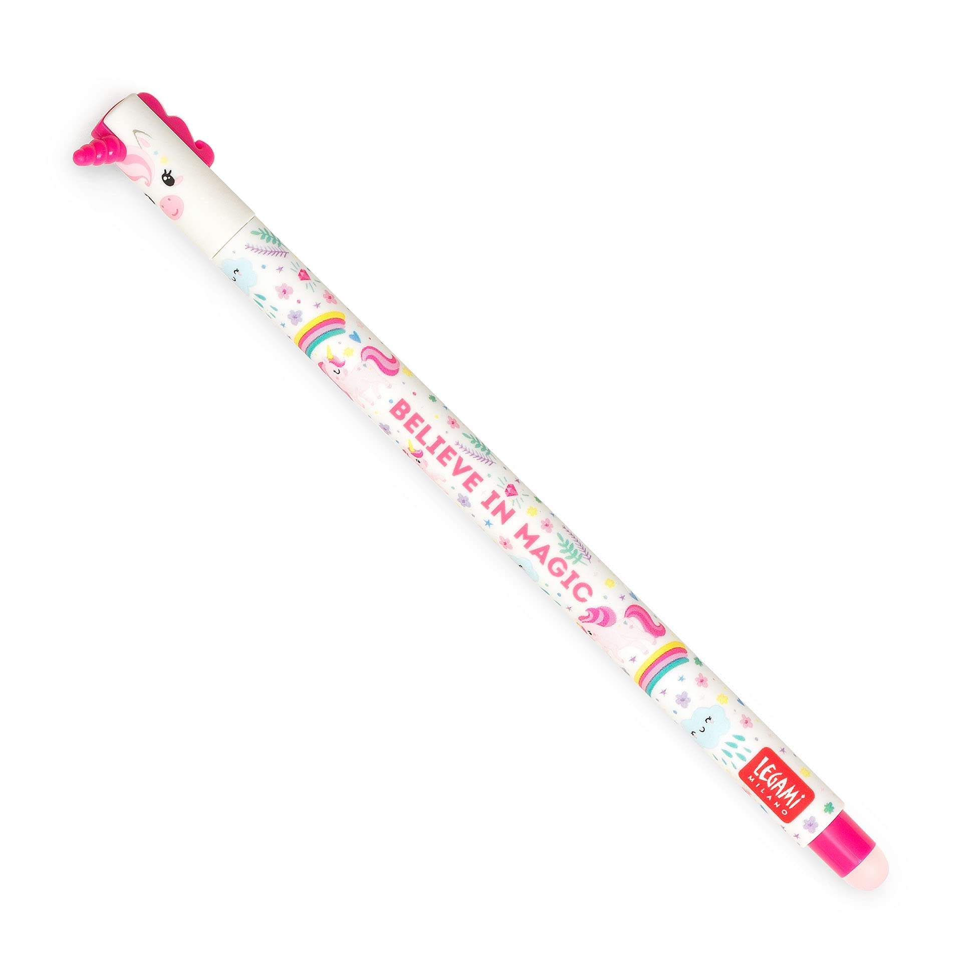 Legami Erasable Gel Pen – Ball at the End to Remove Ink Without Using the Foil