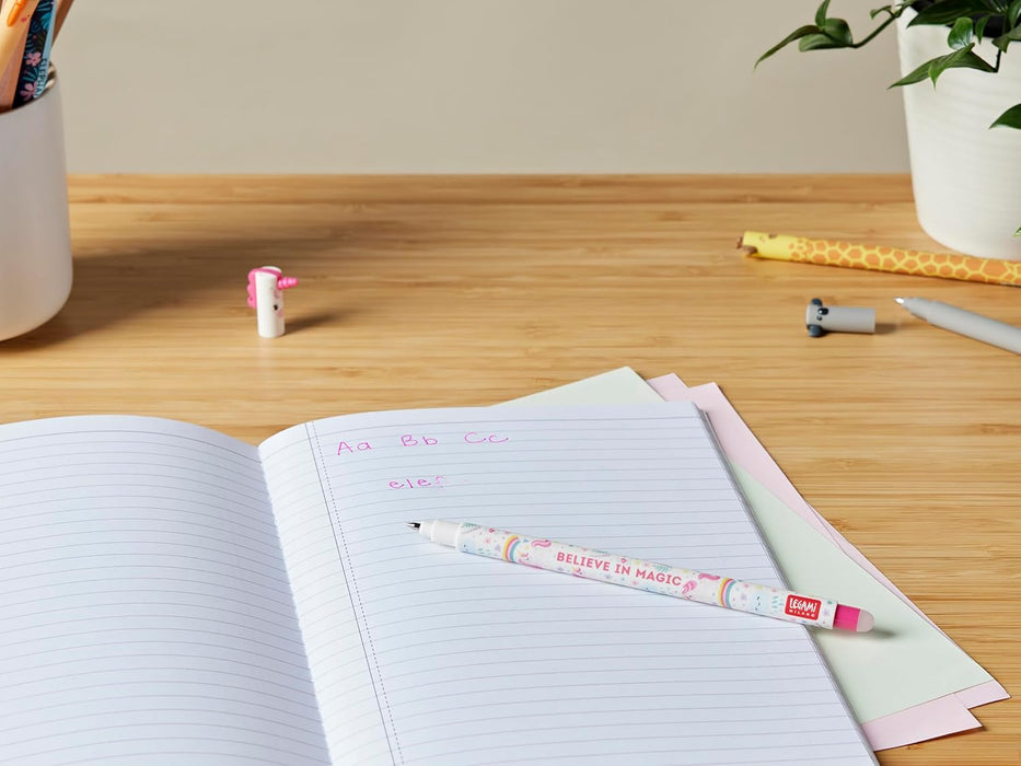 Legami Erasable Gel Pen – Ball at the End to Remove Ink Without Using the Foil