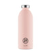 24BOTTLES Clima Bottle – 850 ml Stainless Steel Thermal Bottle, 100% Airtight Thermos Bottle (12h Hot 24h Cold) Italian Design, Ecological Thermal Bottles, Water Bottle Stone Dusty Pink