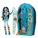 Monster High Skulltimate Secrets Doll and Accessories Set, Hauntlywood Mysteries Frankie Stein with Reveal Closet & 19+ Glam Surprises like Doll Clothes, JBG81