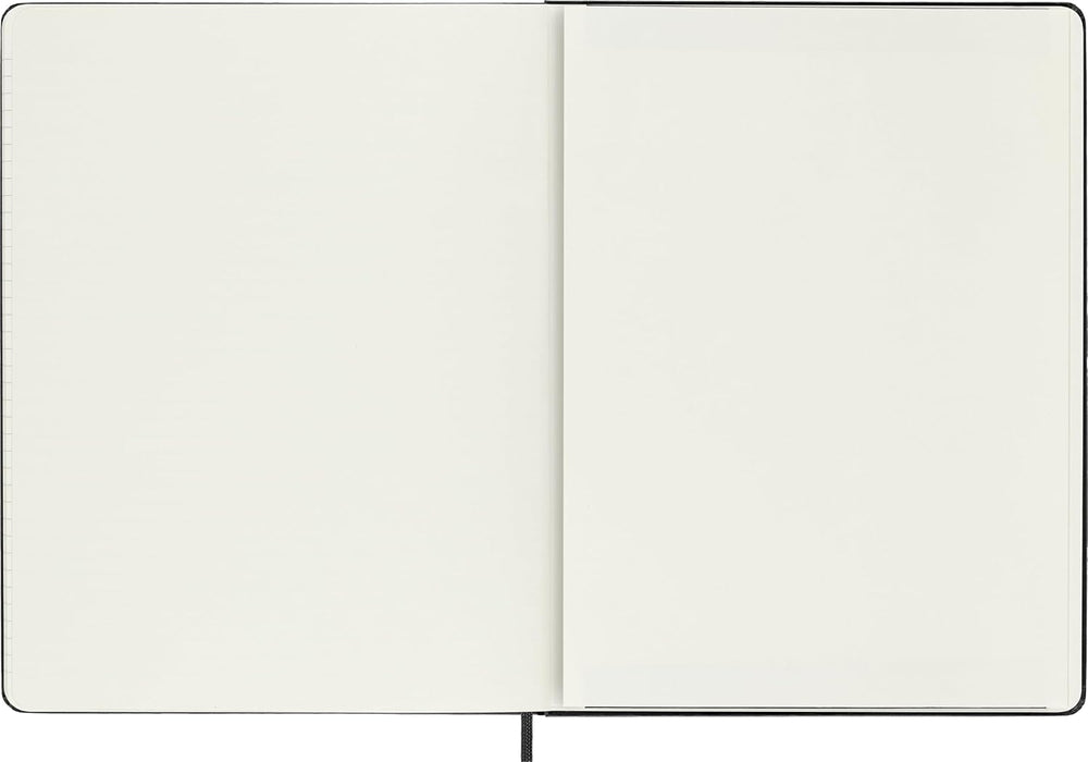 Moleskine Smart Pro Kalender 2026, für das Smart Writing Set 12 Monate Wochen Notizkalender, 1 W = 2 S, vertikal, XL, fester Einband, schwarz