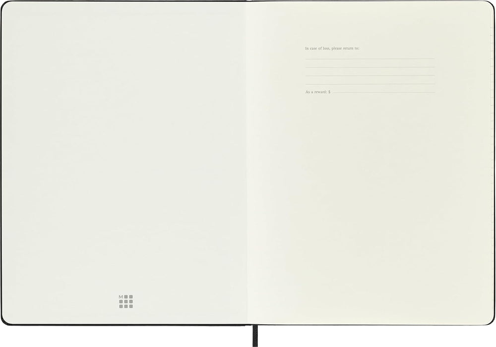 Moleskine Smart Pro Kalender 2026, für das Smart Writing Set 12 Monate Wochen Notizkalender, 1 W = 2 S, vertikal, XL, fester Einband, schwarz