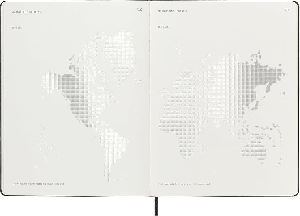 Moleskine Smart Pro Kalender 2026, für das Smart Writing Set 12 Monate Wochen Notizkalender, 1 W = 2 S, vertikal, XL, fester Einband, schwarz