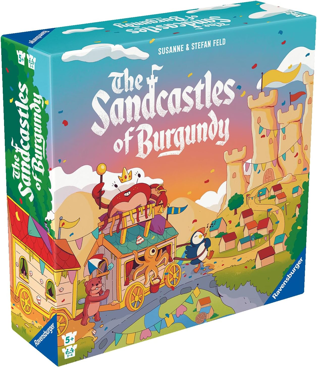 Ravensburger Sandcastles of Burgundy - Board Games for Kids Age 5 Years Up