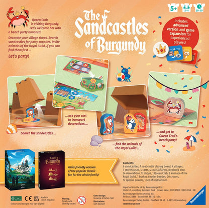 Ravensburger Sandcastles of Burgundy - Board Games for Kids Age 5 Years Up