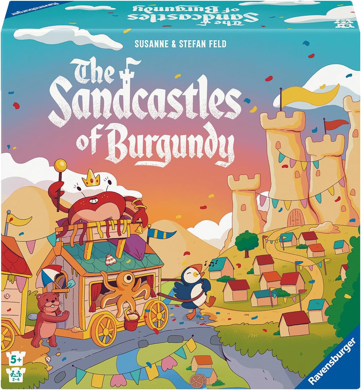 Ravensburger Sandcastles of Burgundy - Board Games for Kids Age 5 Years Up
