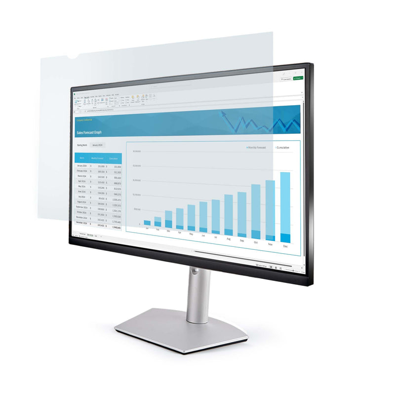 StarTech.com 24-inch 16:9 Anti-Blue Light Filter, BlueLight Screen Filter for 24in Computer Monitor, Reduces Eye Strain, TAA